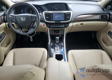 2017 Honda Accord Touring Hybrid z USA, uszkodzony, nr VIN JHMCR6F76HC007375